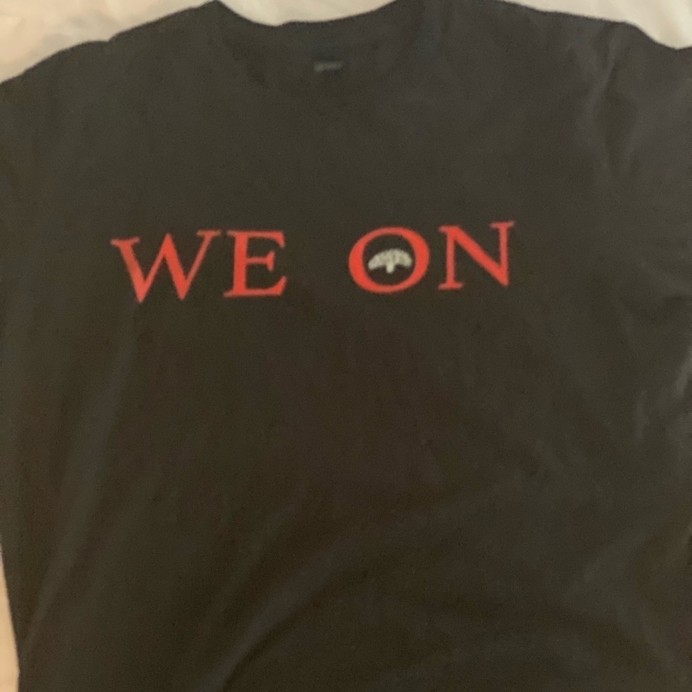WE ON TSHIRT BLACK